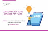 CONFIGURACIÓN DE UN SERVIDOR FTP Y WEB