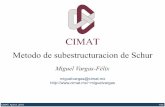 Metodo de subestructuracion de Schur - CIMAT
