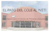 EL PASO DEL COLE AL INSTI Villaverde del Río (Sevilla ...