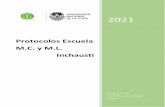 Protocolos Escuela M.C y M.L. Inchausti