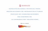 ESPECIFICACIONES TÉCNICAS PARA INSTALACIONES DE ...