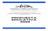 PROPUESTA EDUCATIVA 2020 - Escuela Cristiana Vida