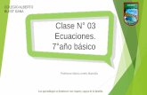 Clase N 03 Ecuaciones. 7 año básico