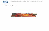 ACCESORIO DE FAX ANALÓGICO 500 Guía de fax