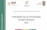 INFORME DE ACTIVIDADES ENERO-MARZO 2021