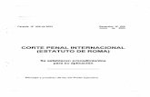 CORTE PENAL INTERNACIONAL (ESTATUTO DE ROMA)