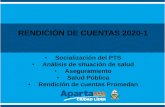 RENDICIÓN DE CUENTAS 2020-1