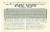 La poesía burlesca de la guerra civil española: 1936-1939