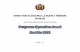 Enero 2015 - Ministerio de Desarrollo Rural y Tierras