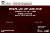 ESCOLAR, ARCHIVO Y VINCULACIÓN - Universidad Autónoma de ...