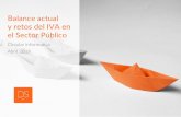 Balance actual y retos del IVA en el Sector Público