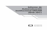 Informe de Autoevaluación Institucional UNSAM 2010-2011