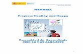 MEMORIA Proyecto Healthy and Happy - Agencia Española de ...