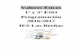 Valores Éticos 1º y 3º ESO Programación 2016/2017 IES Las ...