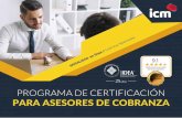 PARA ASESORES DE COBRANZA - ICM Consultoría y Capacitación