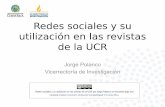 Redes sociales y su utilización en las revistas de la UCR