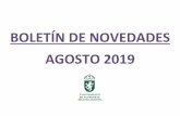 BOLETÍN DE NOVEDADES AGOSTO 2019 - Web Ayuntamiento de ...