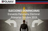ELECCIONES DOMINICANAS Encuesta Panorama Electoral ...
