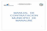 MANUAL DE CONTRATACION MUNICIPIO DE MANAURE