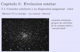 Capitulo 5: Evolucion estelar
