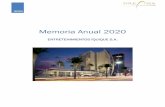 Memoria Anual 2020 - Mundo Dreams