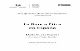 La Banca ética en España