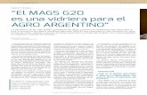 CIENCIA Y TÉCNICA “El MAGS G20 es una vidriera para el ...