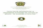FACULTAD DE GEOGRAFÍA DE LA UNIVERSIDAD AUTÓNOMA DEL ...