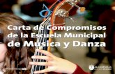 Carta de Compromisos de la Escuela Municipal de Música y Danza