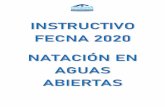 INSTRUCTIVO FECNA 2020 NATACIÓN EN AGUAS ABIERTAS