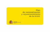 Plan de racionalización y rejuvenecimiento de la A.G.E.
