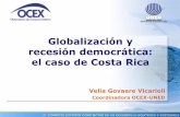 Globalización y recesión democrática: el caso de Costa Rica