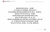 MANUAL DE CONTABILIDAD GUBERNAMENTAL DEL INSTITUTO DE ...