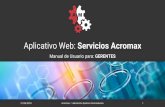 Aplicativo Web: Servicios Acromax