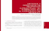 ARTISTAS Y DERECHOS DE PROPIEDAD INTELECTUAL: SU …