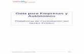 Guía para Empresas y Autónomos - contrataciondelestado.es