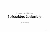 Proyecto de Ley Solidaridad Sostenible