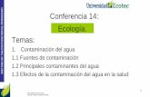 Conferencia 14: Ecología. Temas