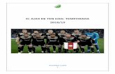 EL AJAX DE TEN HAG: TEMPORADA 2018/19
