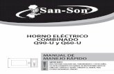 HORNO ELÉCTRICO COMBINADO Q90-U y Q60-U - Son