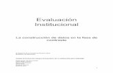 Evaluación Institucional - Buenos Aires
