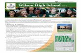 UNA ORGULLOSA TRADICIÓN DE EXCELENCIA Wilson High School