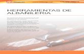 HERRAMIENTAS DE ALBAÑILERIA