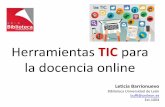 Herramientas TIC para la docencia online