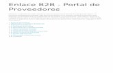 Enlace B2B - Portal de Proveedores