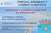 PRESAS, AVENIDAS Y CAMBIO CLIMÁTICO