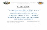 Proyecto de Obra Civil para Aprovechamiento Hidroeléctrico ...