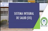 SISTEMA INTEGRAL DE SALUD (SIS)