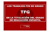 EN LA TITULACIÓN DEL GRADO DE EDUCACIÓN INFANTIL