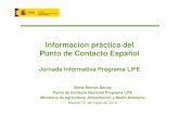 Información práctica del Punto de Contacto Español
